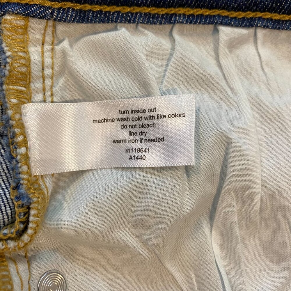 Lane Bryant Boyfriend Denim Capris With Embellished Cuffs SZ 22 - Picture 8 of 16
